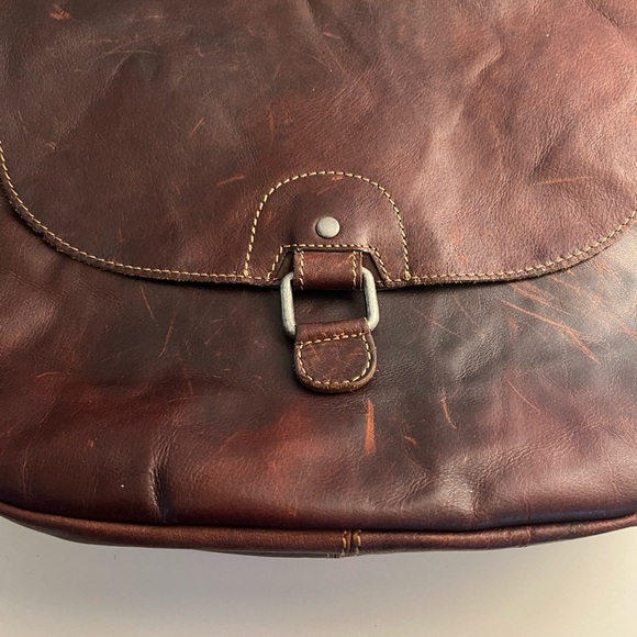 Jack Georges Voyager Collection Leather Saddle Bag - Picture 2 of 13